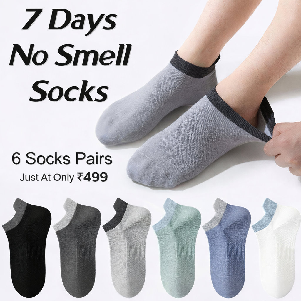 Ultra Rich Cotton Socks For Men & Women (Combo Pack of 6 Pairs)