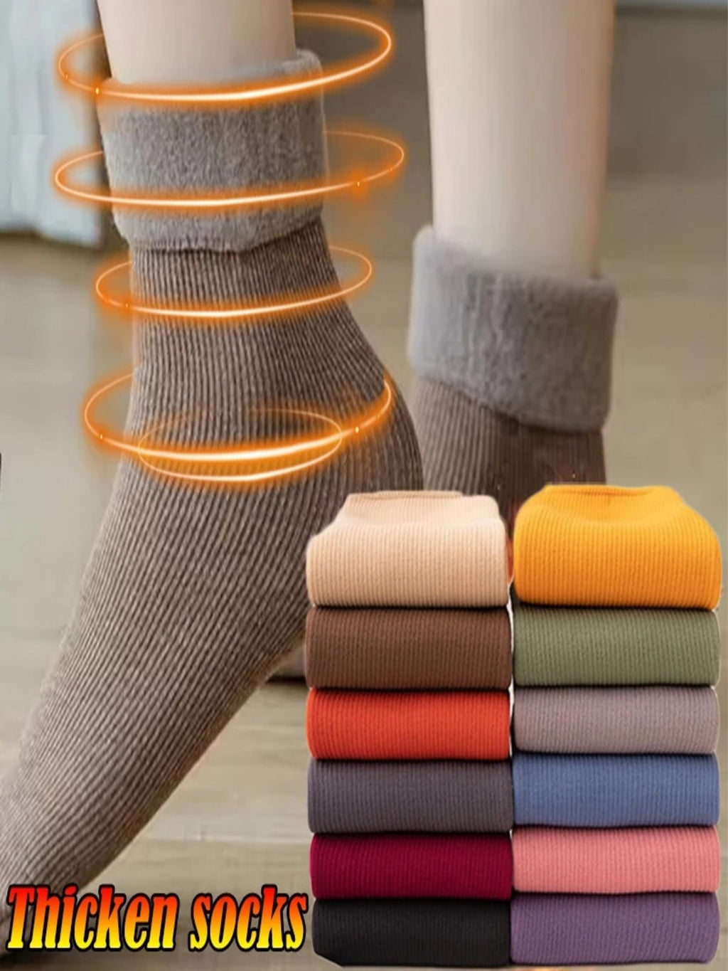 Premium Warm Winter Socks Pack Of 8 Pair